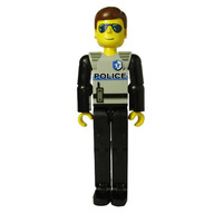 Lego panáček Technic, světle šedá (tech029 LIGHT GRAY)